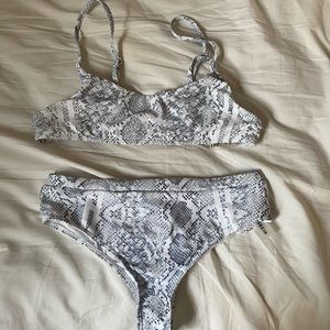 SHEIN Snakeskin Bikini